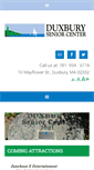 Mobile Screenshot of duxburyseniorcenter.org